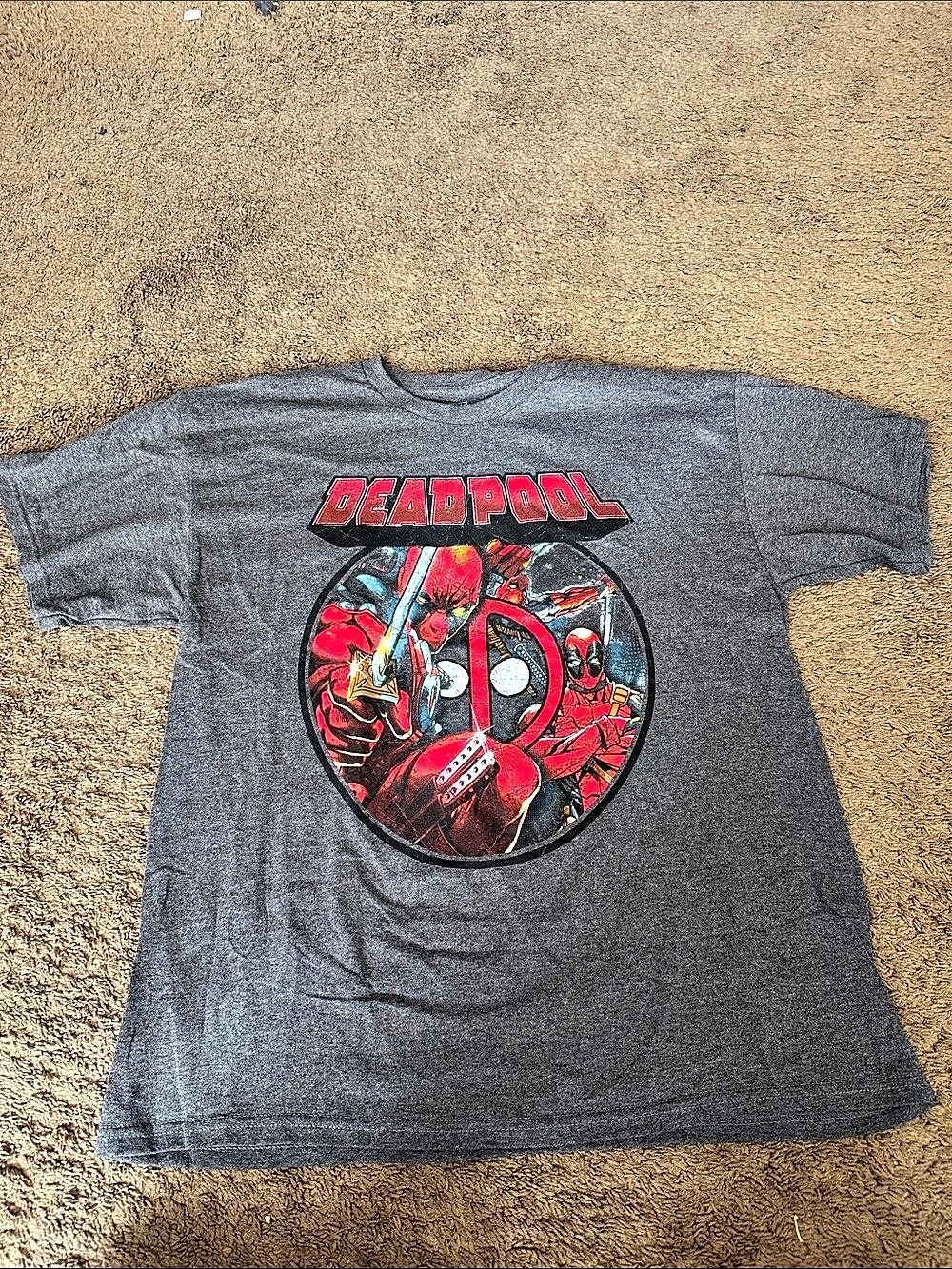 Marvel Deadpool graphic tee Graphic Tee Gray XL